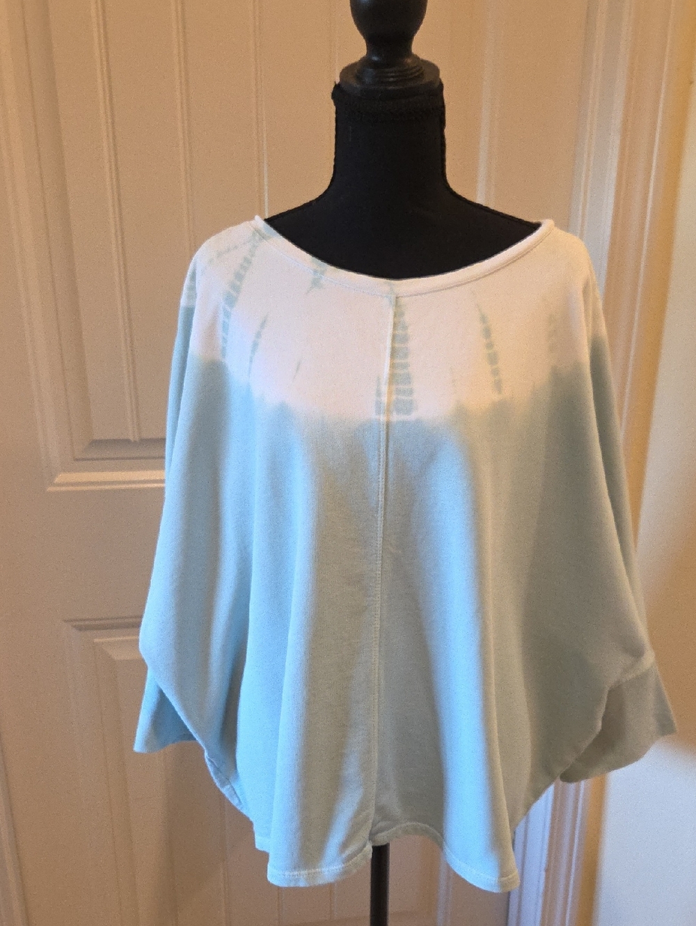 Pure Jill Dolman Sleeve Tie Dye Organically Grown Cotton Top,  Size XLP